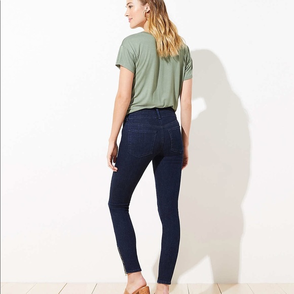 🆕LOFT | Ankle Zip Slim Skinny👖Jeans - Picture 7 of 9